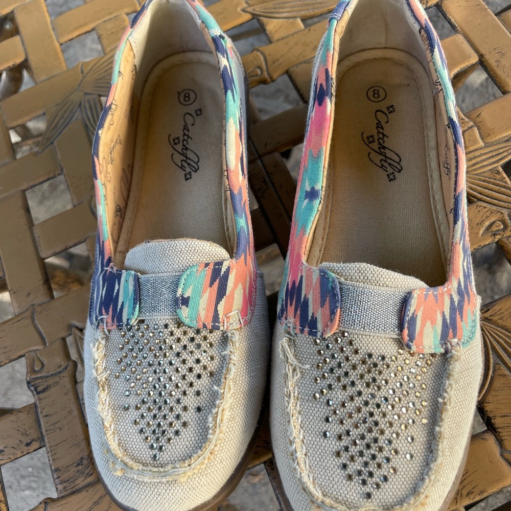 Women’s Catchfly slip on shoes mules size 8 loafers
